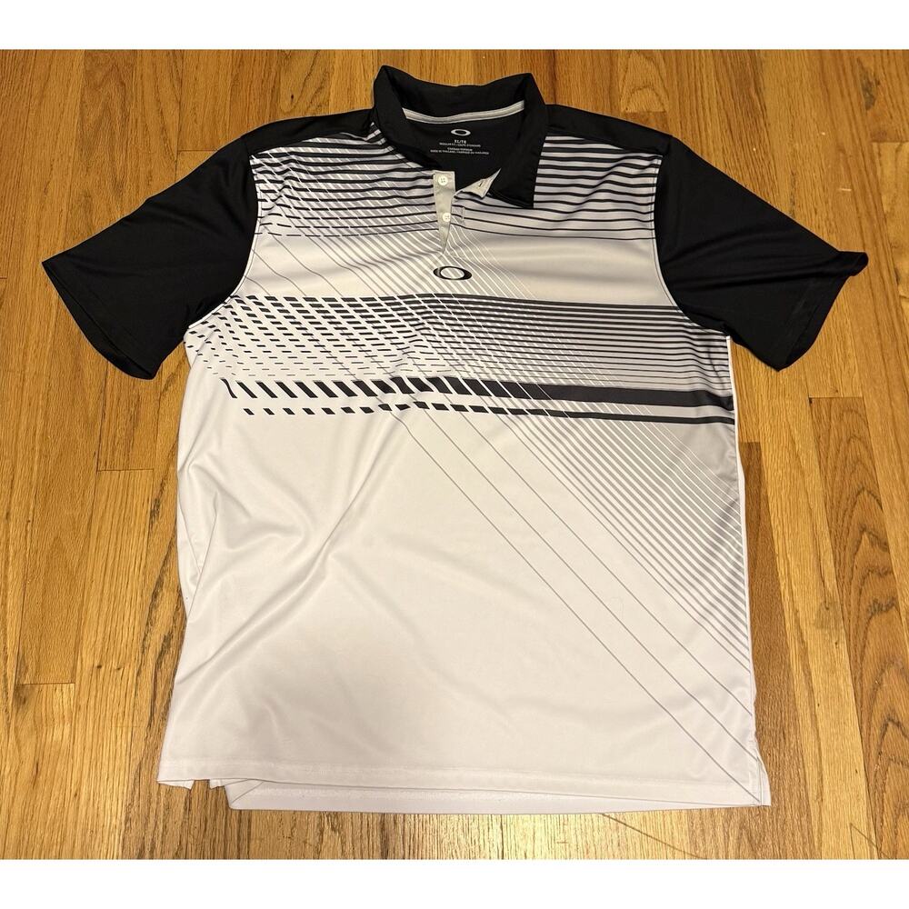 Oakley Mens XL Regular Fit Short Sleeve Golf Polo Shirt Tennis